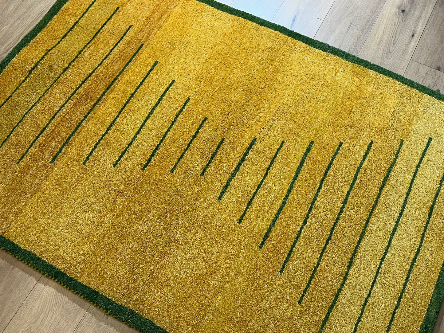Moderner Gabbeh Teppich handgeknüpft 180x128 cm