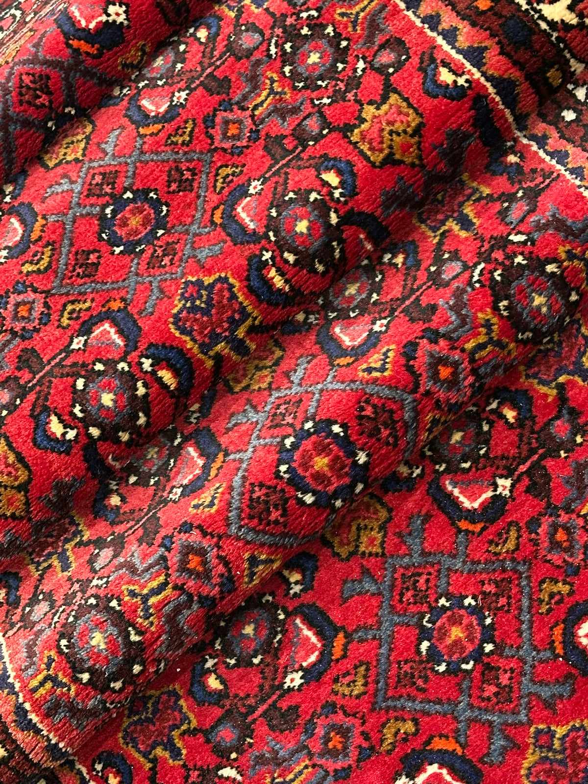 Orientteppich handgeknüpft Hamadan Läufer 400x85 cm