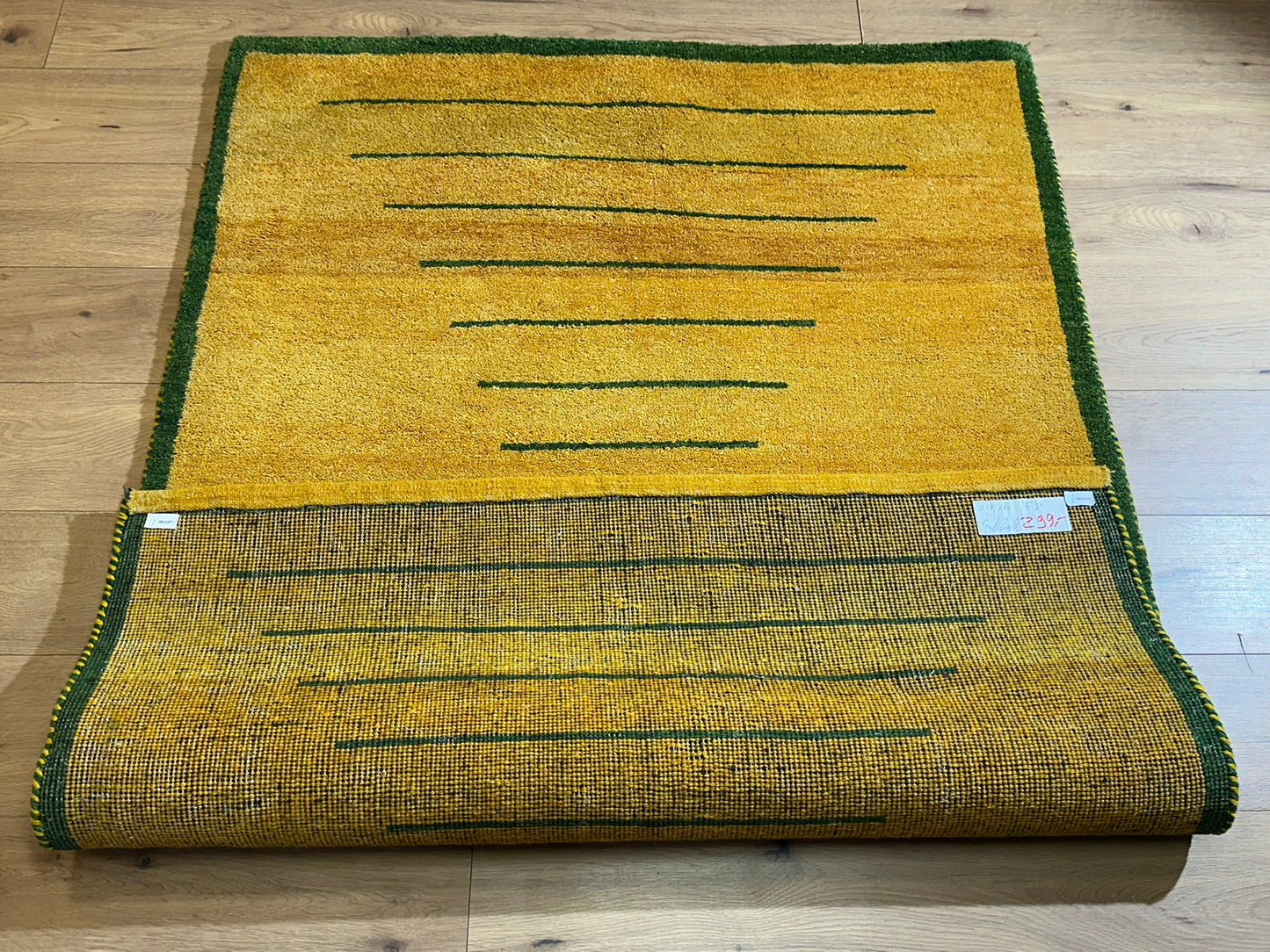 Moderner Gabbeh Teppich handgeknüpft 180x128 cm