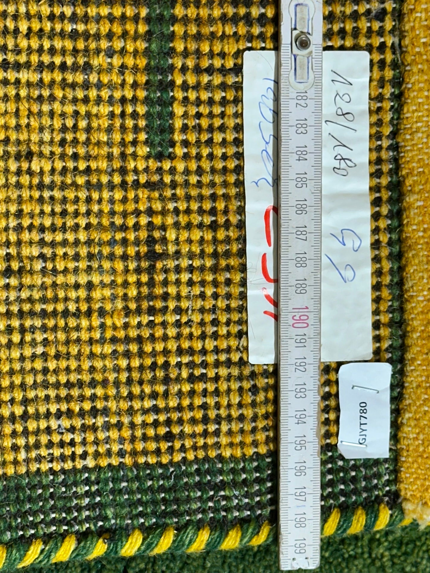Moderner Gabbeh Teppich handgeknüpft 180x128 cm