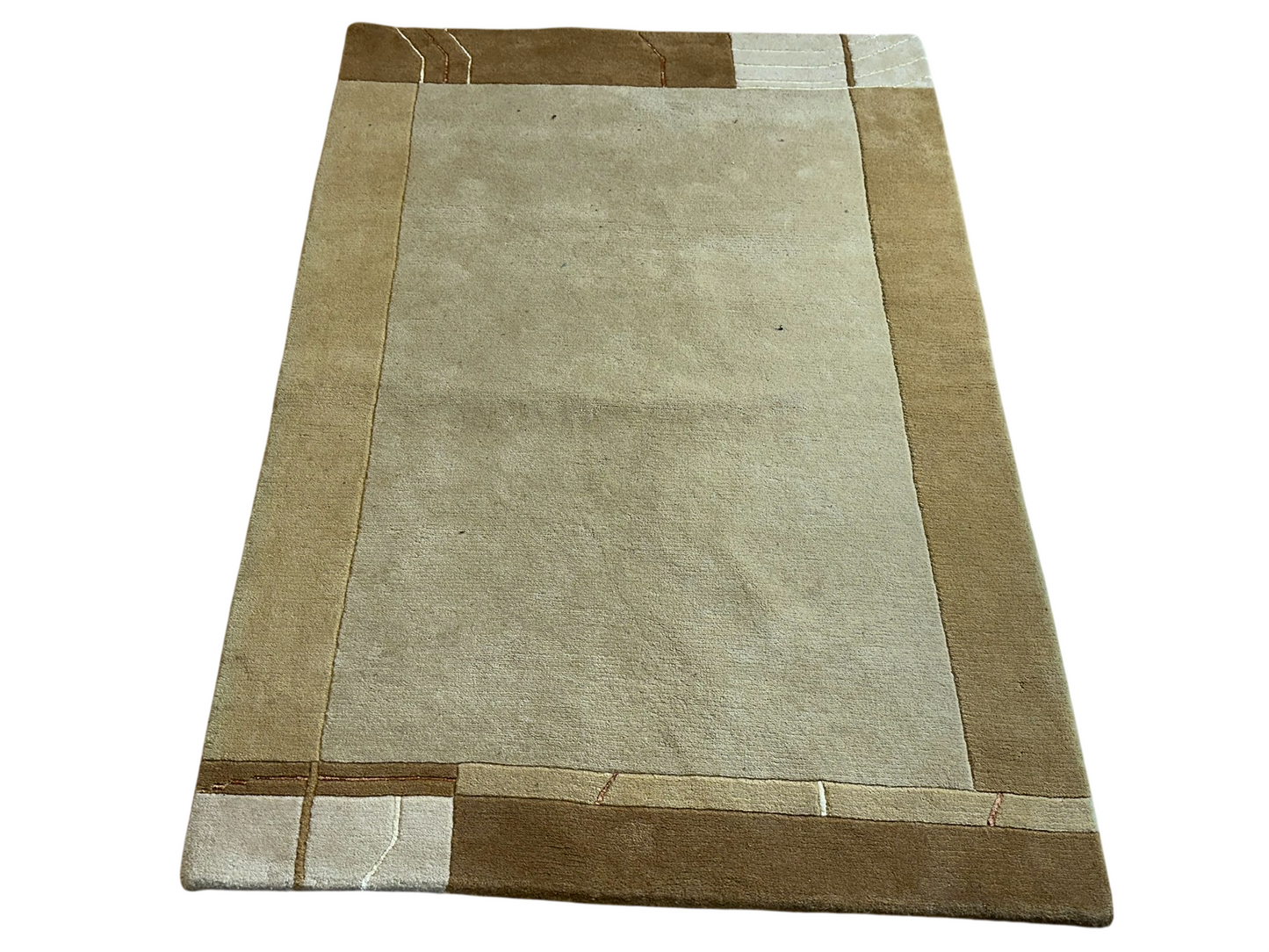 Moderner Gabbeh Teppich handgeknüpft 180x123 cm