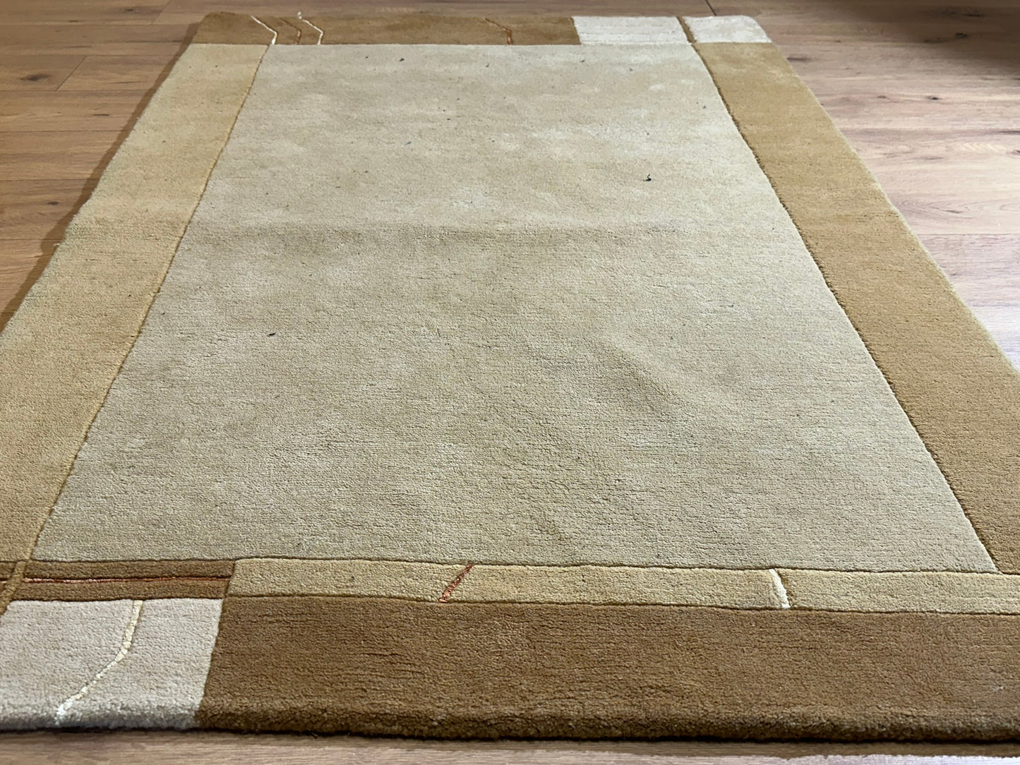 Moderner Gabbeh Teppich handgeknüpft 180x123 cm