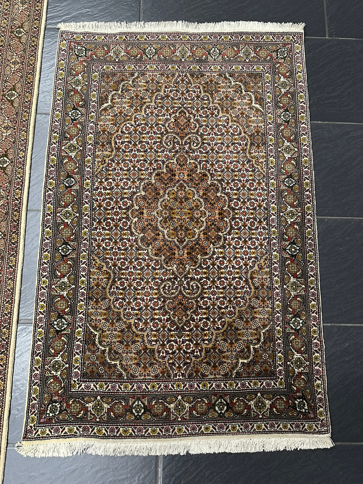 Orientteppich-Set handgeknüpft Täbriz Mahi 3-teilig (300x80 / 120x80 / 120x80 cm)