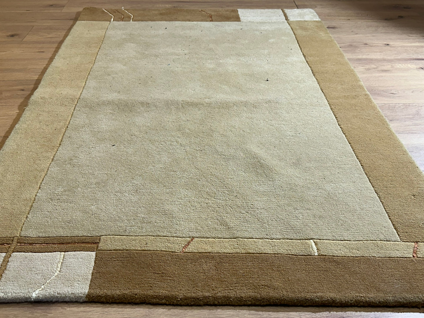 Moderner Gabbeh Teppich handgeknüpft 180x123 cm
