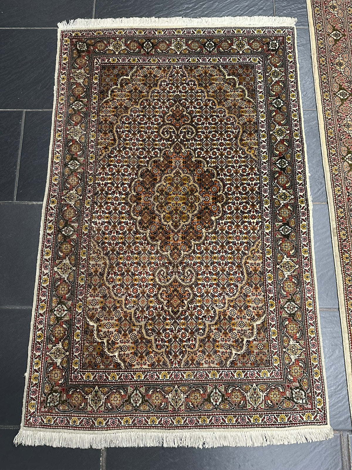 Orientteppich-Set handgeknüpft Täbriz Mahi 3-teilig (300x80 / 120x80 / 120x80 cm)