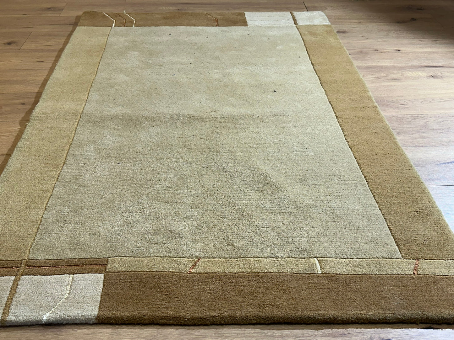 Moderner Gabbeh Teppich handgeknüpft 180x123 cm