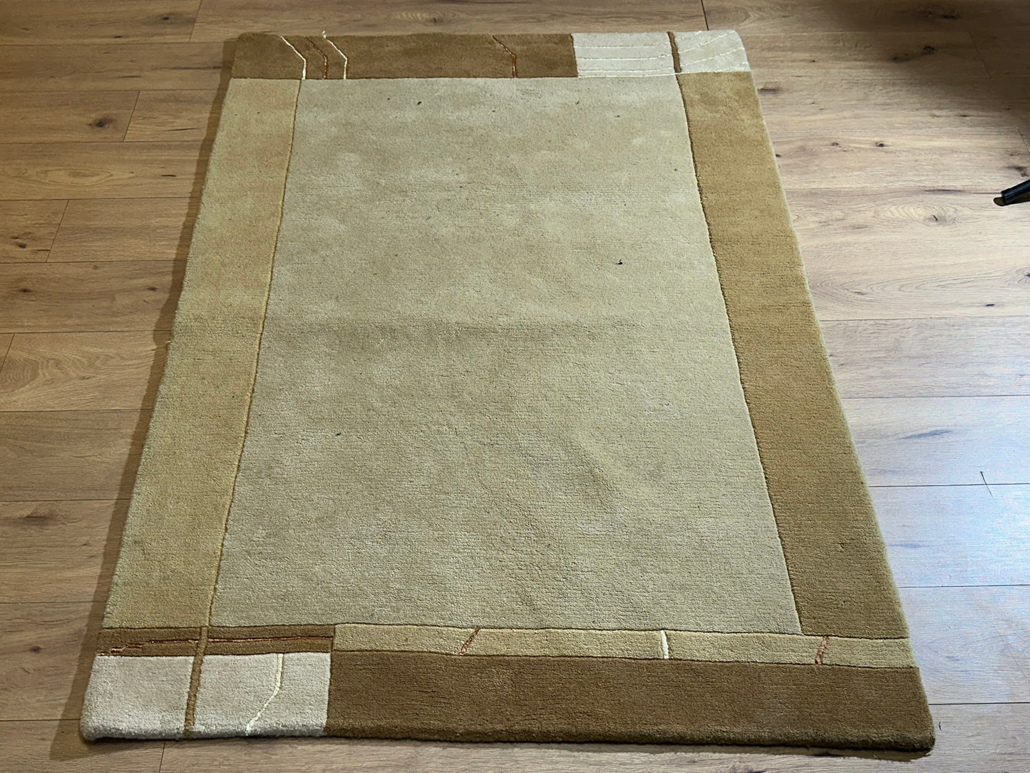 Moderner Gabbeh Teppich handgeknüpft 180x123 cm