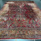 Antiker Handgeknüpfter Perser Orientteppich US Sarough Jugendstil 360x260