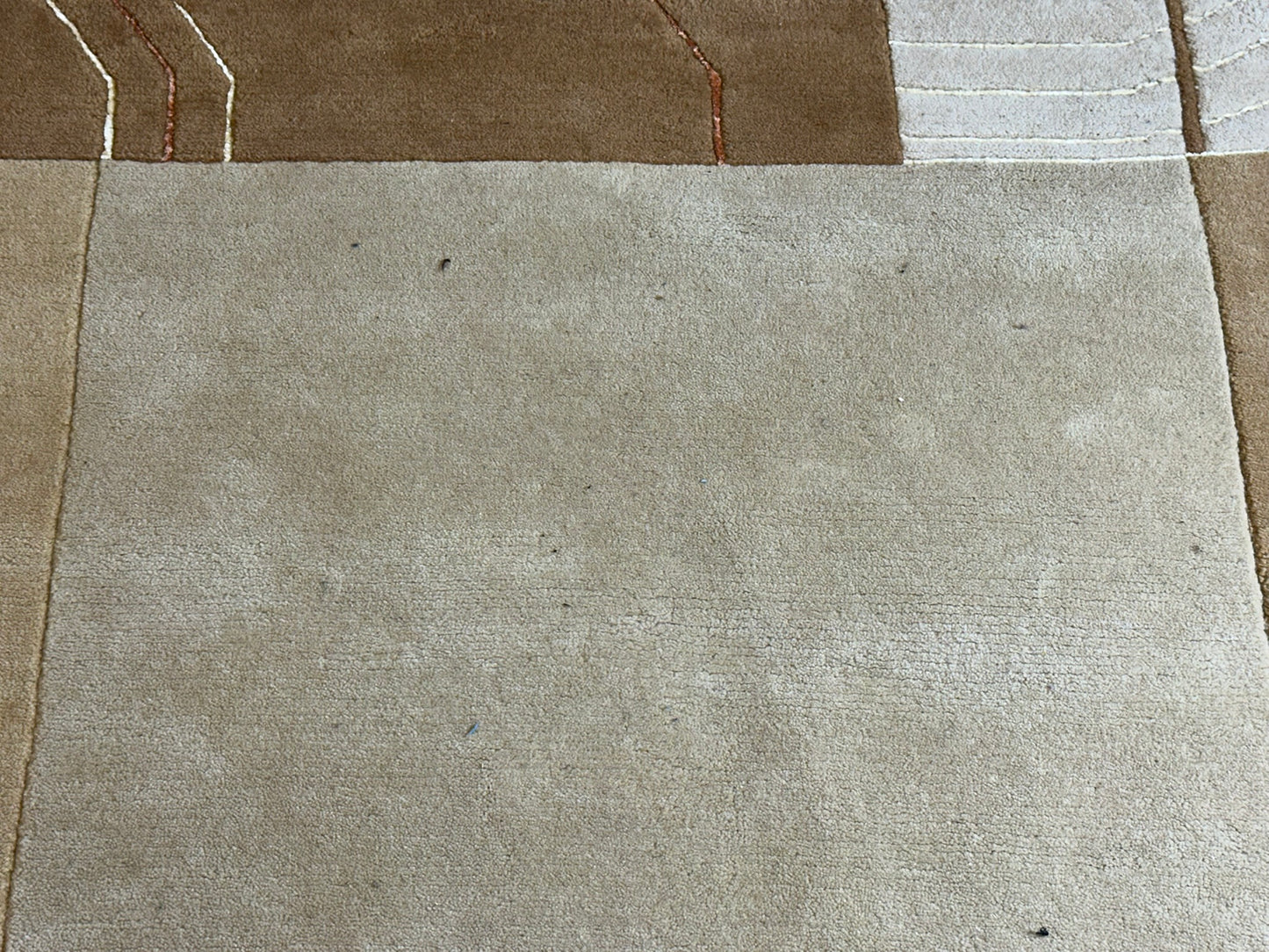 Moderner Gabbeh Teppich handgeknüpft 180x123 cm