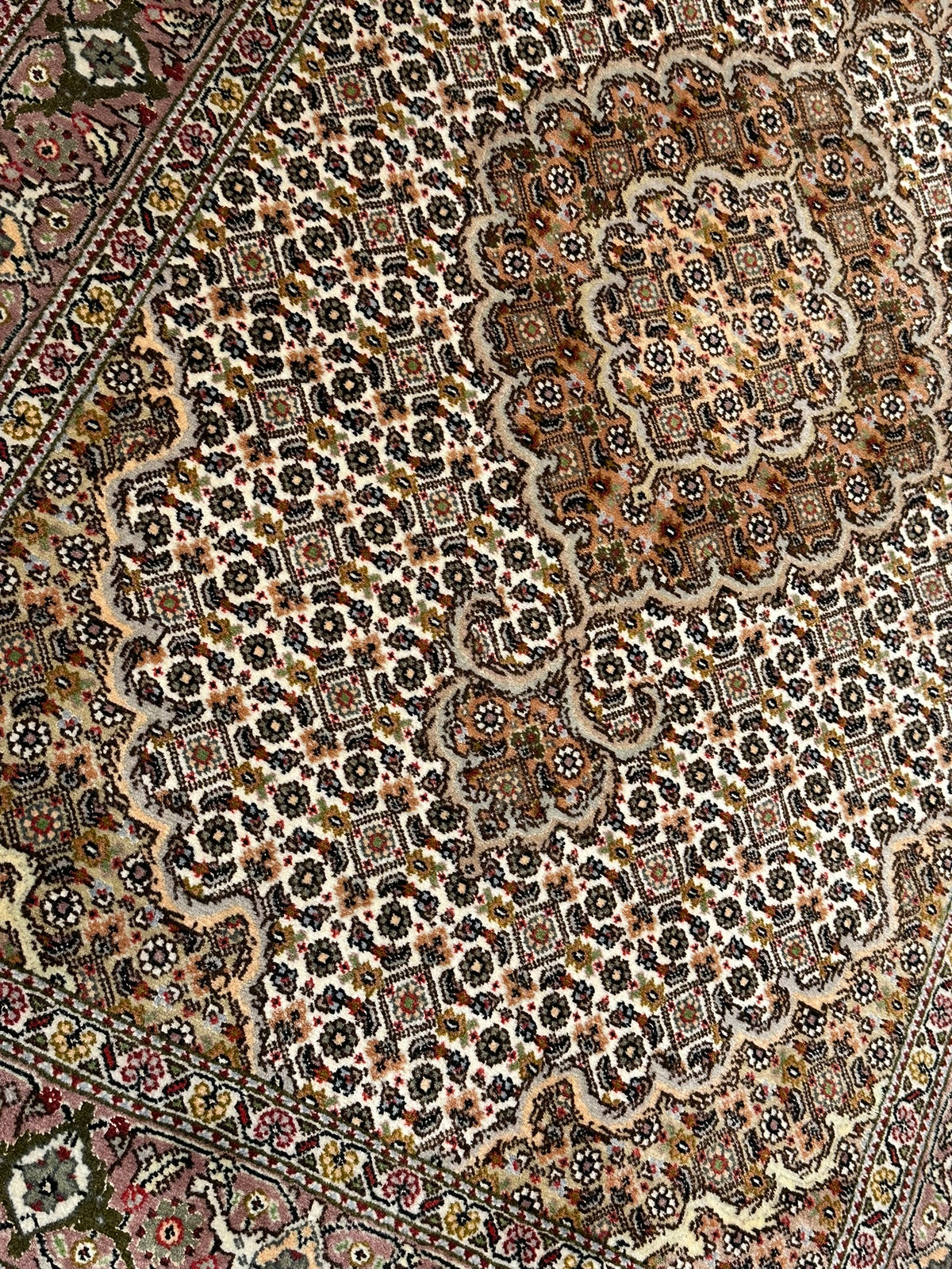 Orientteppich-Set handgeknüpft Täbriz Mahi 3-teilig (300x80 / 120x80 / 120x80 cm)