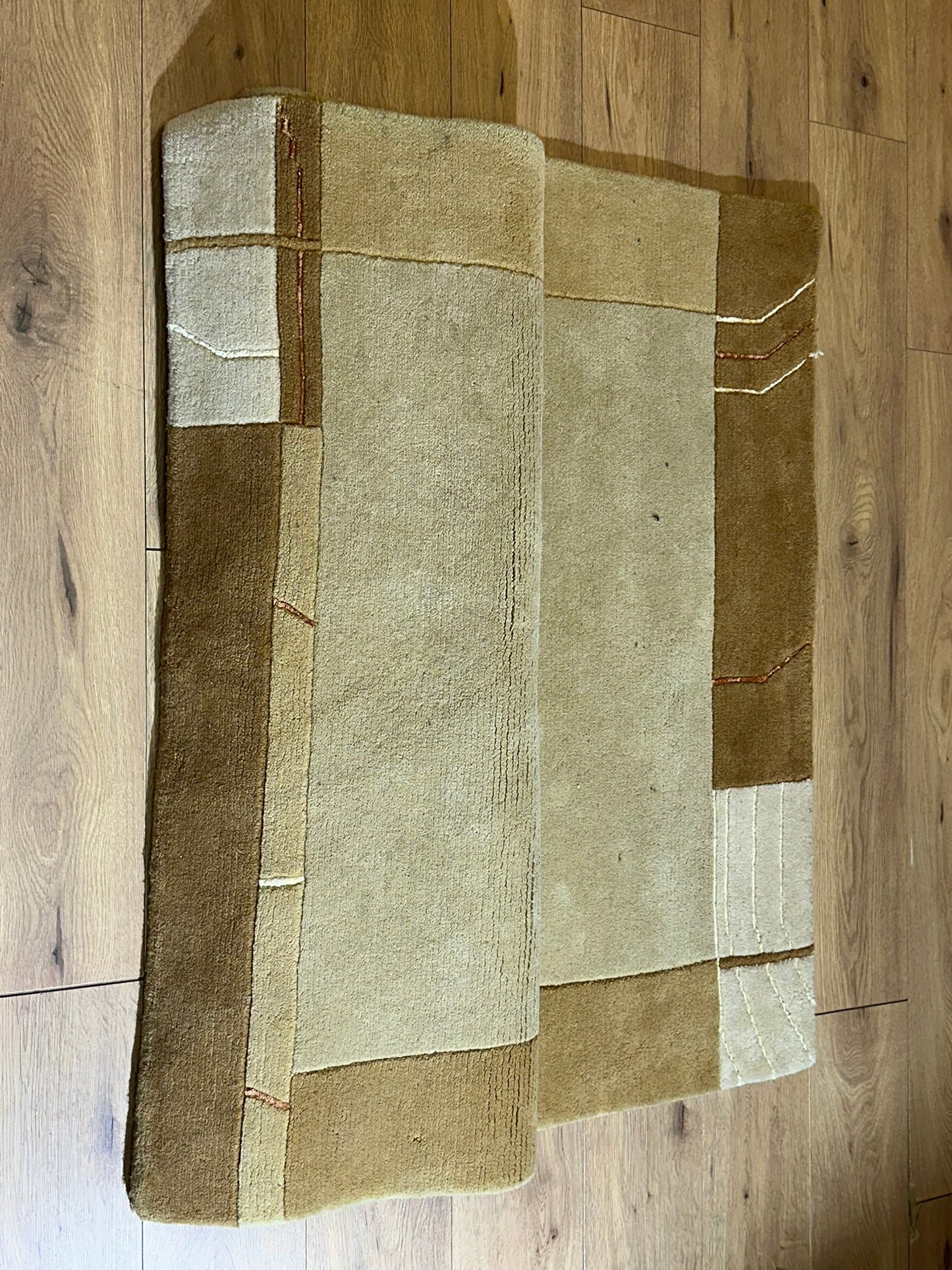 Moderner Gabbeh Teppich handgeknüpft 180x123 cm