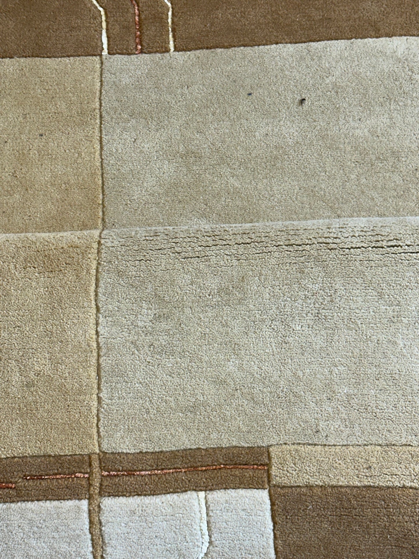 Moderner Gabbeh Teppich handgeknüpft 180x123 cm
