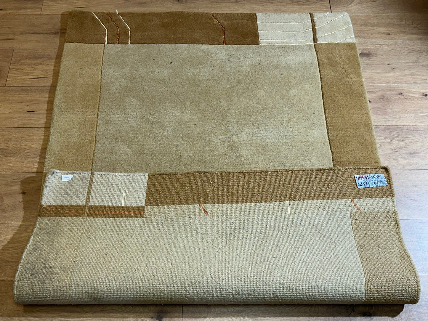 Moderner Gabbeh Teppich handgeknüpft 180x123 cm