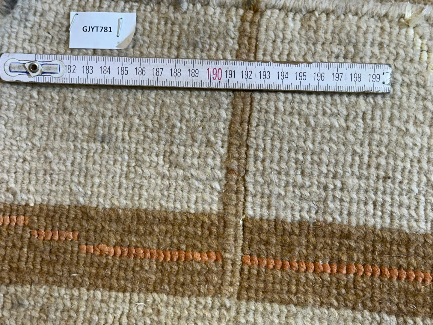 Moderner Gabbeh Teppich handgeknüpft 180x123 cm