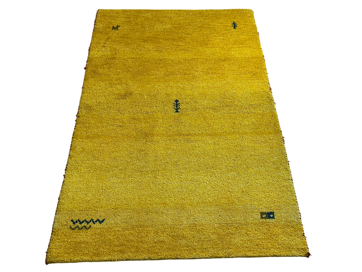 Moderner Gabbeh Teppich handgeknüpft 180x122 cm