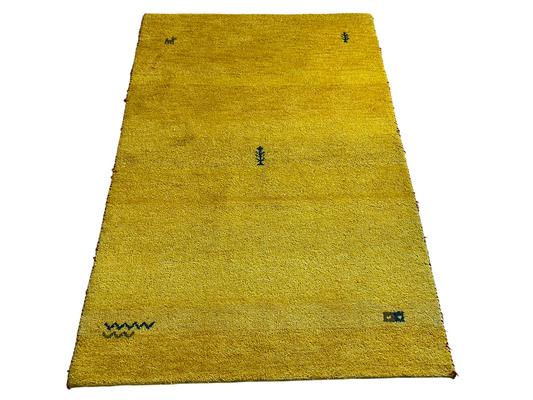 Moderner Gabbeh Teppich handgeknüpft 180x122 cm