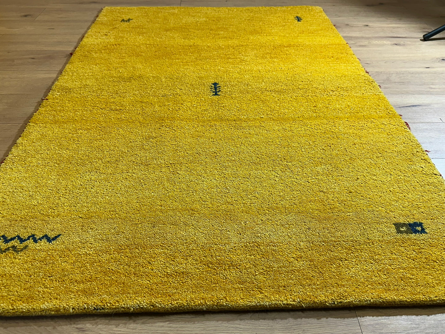 Moderner Gabbeh Teppich handgeknüpft 180x122 cm