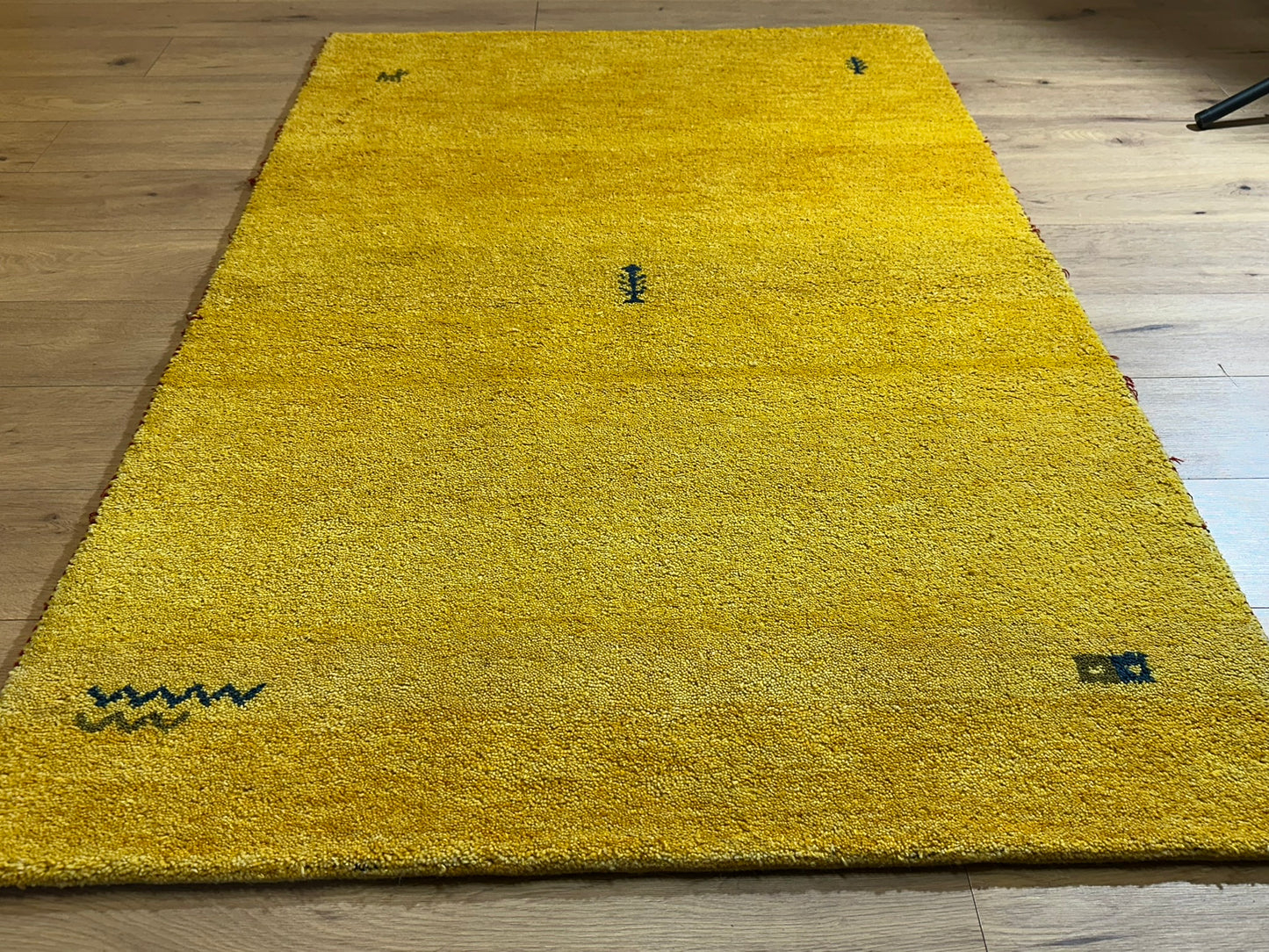 Moderner Gabbeh Teppich handgeknüpft 180x122 cm
