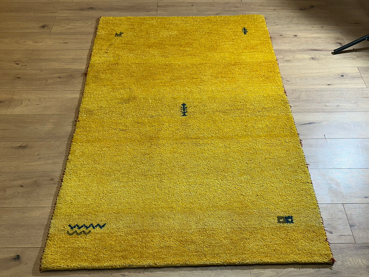 Moderner Gabbeh Teppich handgeknüpft 180x122 cm