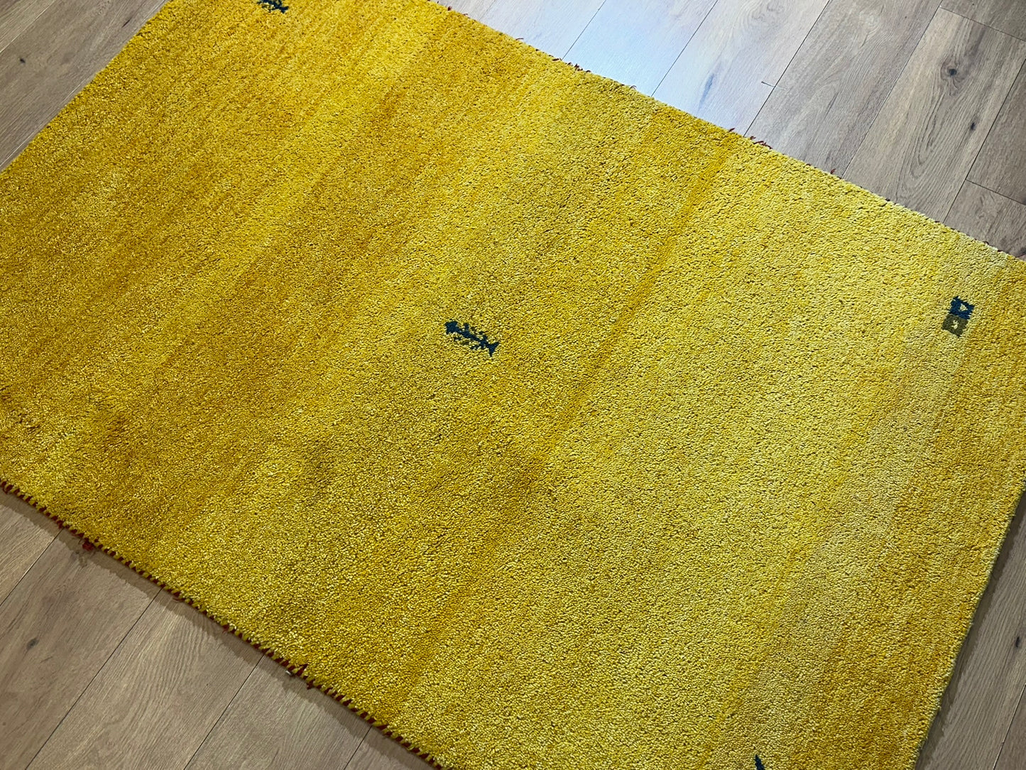 Moderner Gabbeh Teppich handgeknüpft 180x122 cm