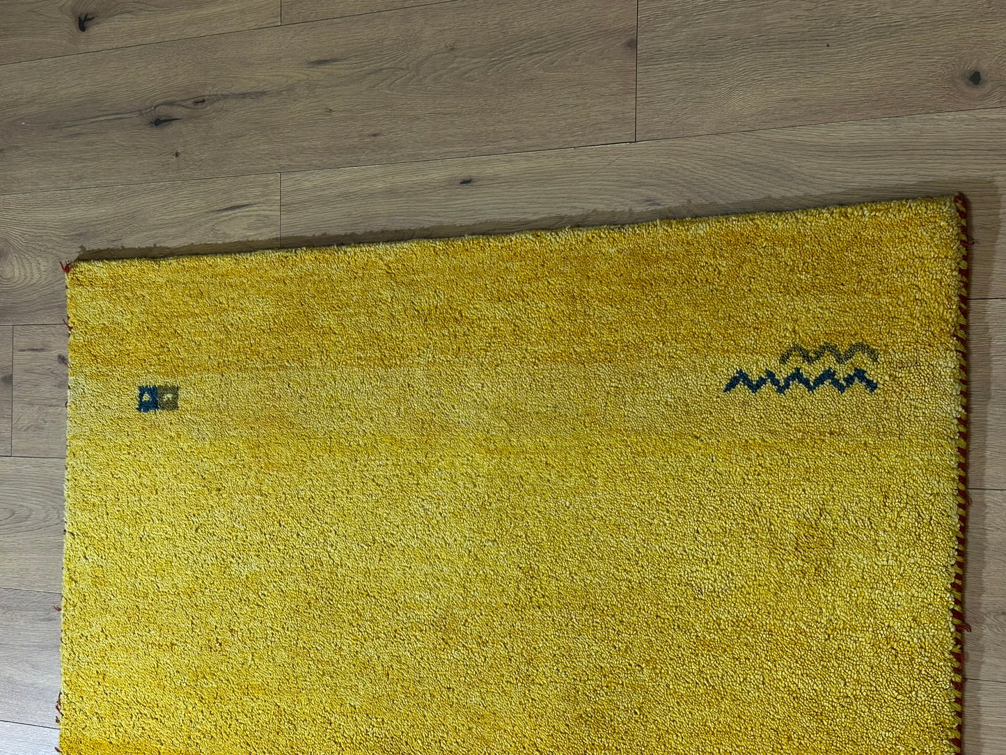 Moderner Gabbeh Teppich handgeknüpft 180x122 cm