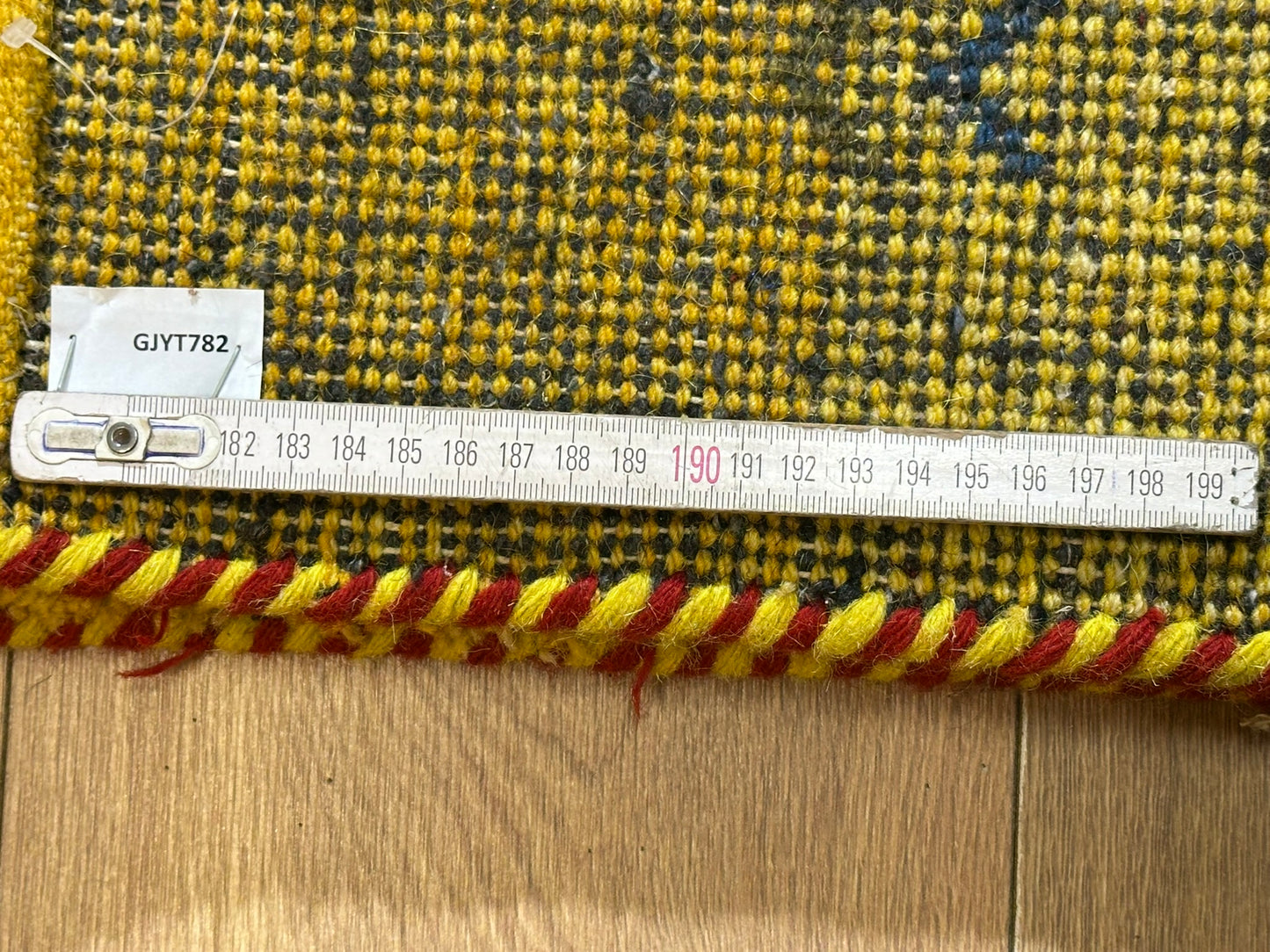 Moderner Gabbeh Teppich handgeknüpft 180x122 cm