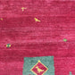 Moderner Gabbeh Teppich handgeknüpft 182x122 cm