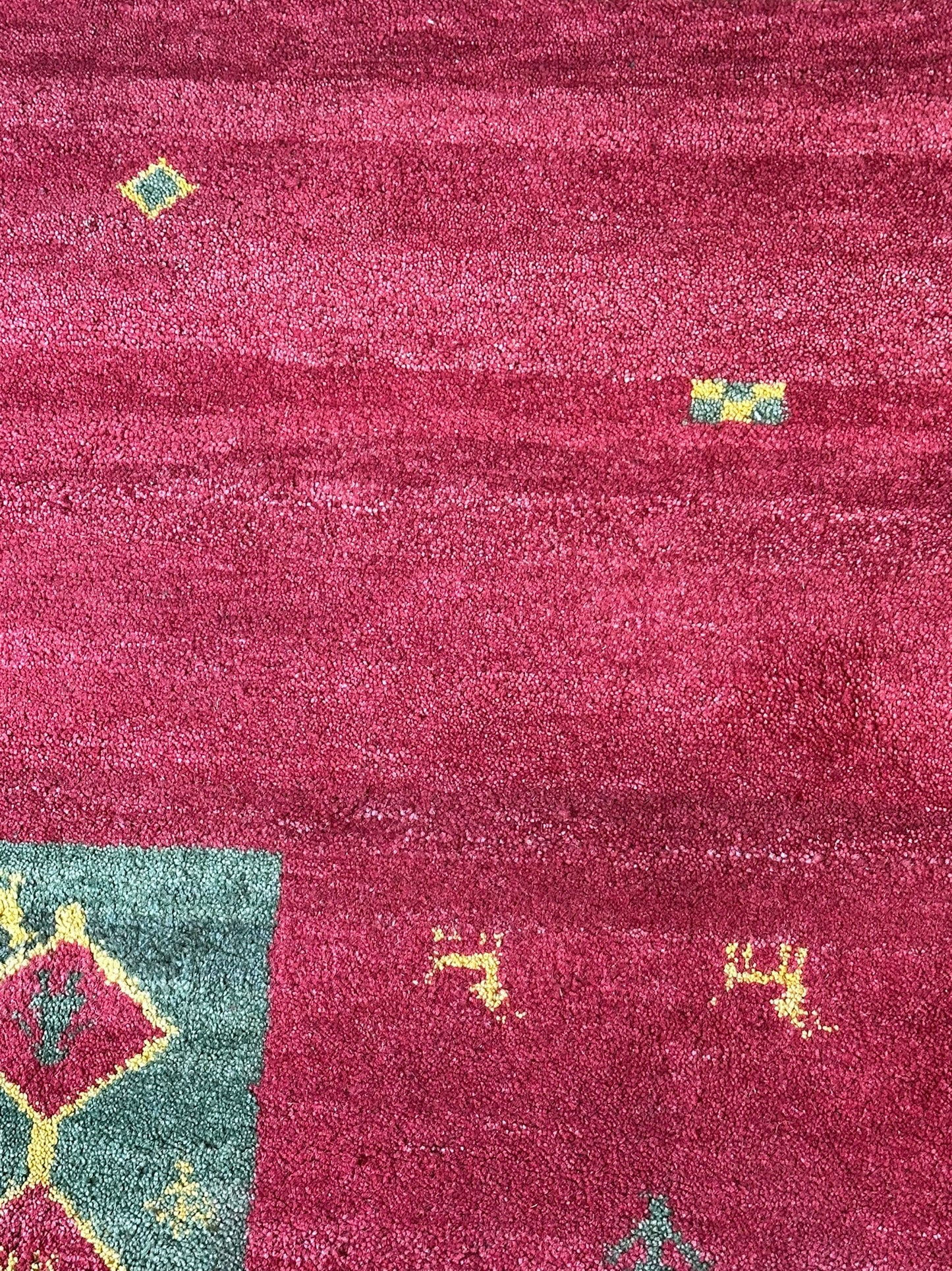 Moderner Gabbeh Teppich handgeknüpft 182x122 cm