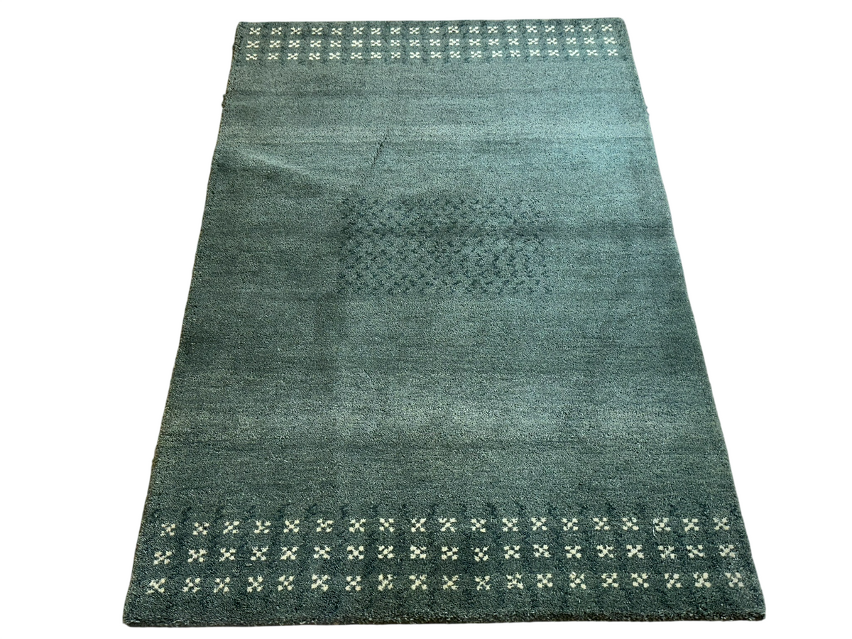 Moderner Gabbeh Teppich handgeknüpft 176x123 cm