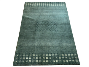 Moderner Gabbeh Teppich handgeknüpft 176x123 cm