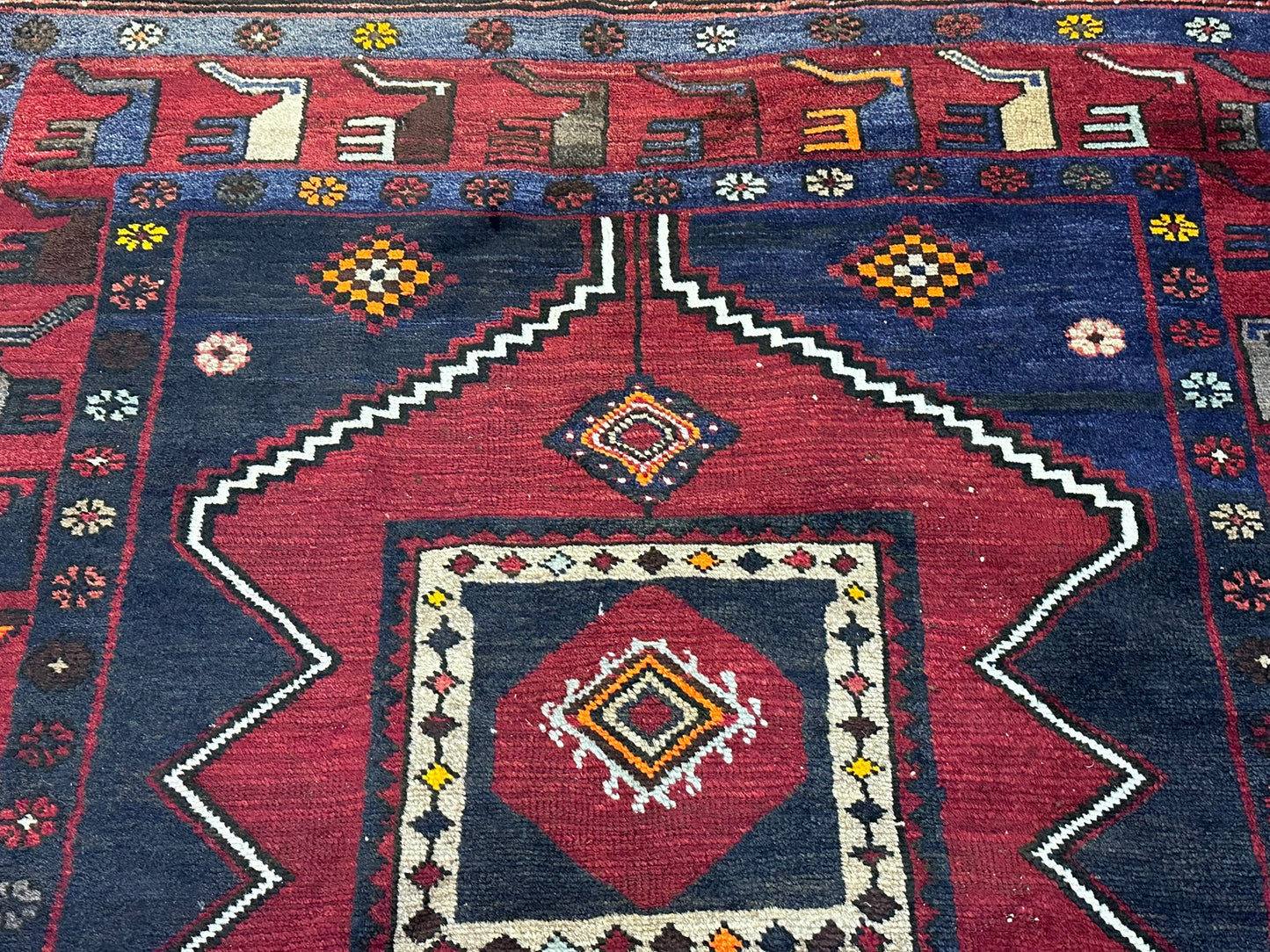 Orientteppich handgeknüpft Bidjar Konya 300x145 cm