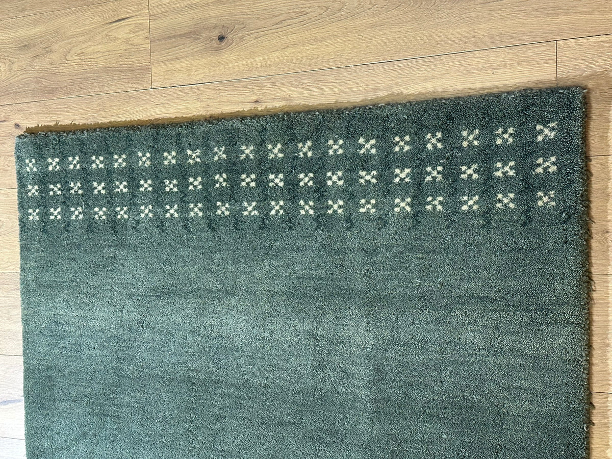 Moderner Gabbeh Teppich handgeknüpft 176x123 cm