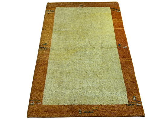 Moderner Gabbeh Teppich handgeknüpft 180x124 cm