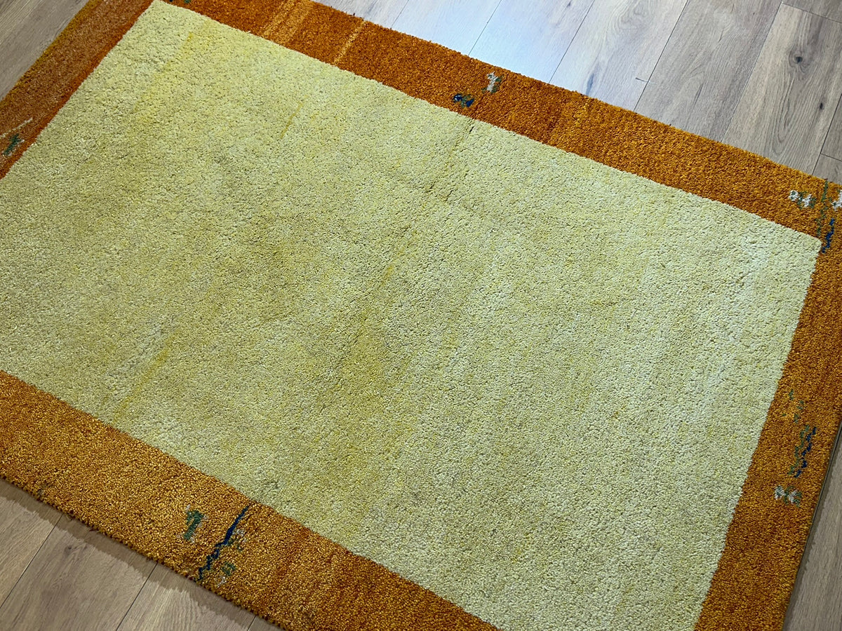 Moderner Gabbeh Teppich handgeknüpft 180x124 cm