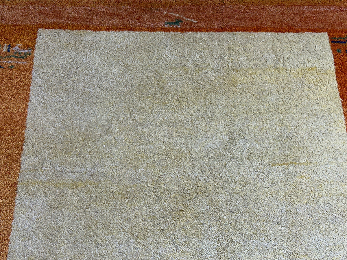 Moderner Gabbeh Teppich handgeknüpft 180x124 cm