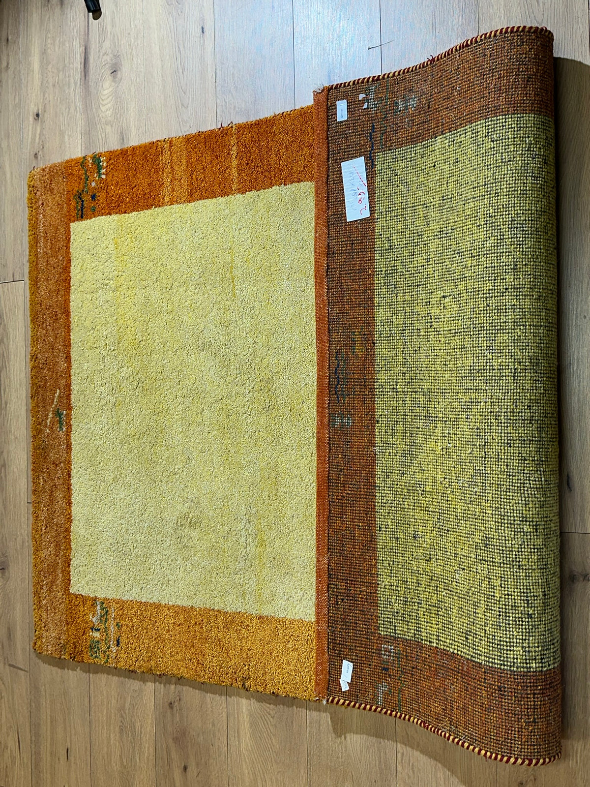 Moderner Gabbeh Teppich handgeknüpft 180x124 cm