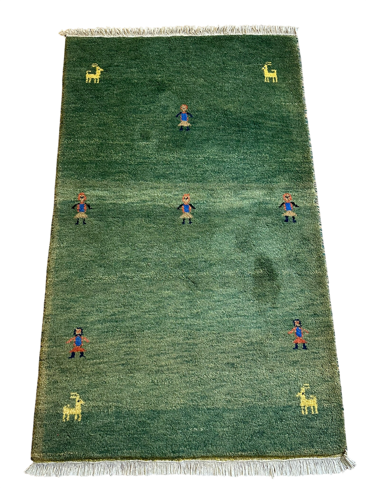 Moderner Gabbeh Teppich handgeknüpft  170x95 cm