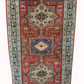 Orientteppich handgeknüpft debend Kazak 145x87 cm