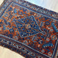 Antiker Orientteppich handgeknüpft Ghashghai 160x110 cm
