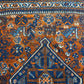 Antiker Orientteppich handgeknüpft Ghashghai 160x110 cm