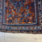 Antiker Orientteppich handgeknüpft Ghashghai 160x110 cm