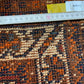 Antiker Orientteppich handgeknüpft Ghashghai 160x110 cm