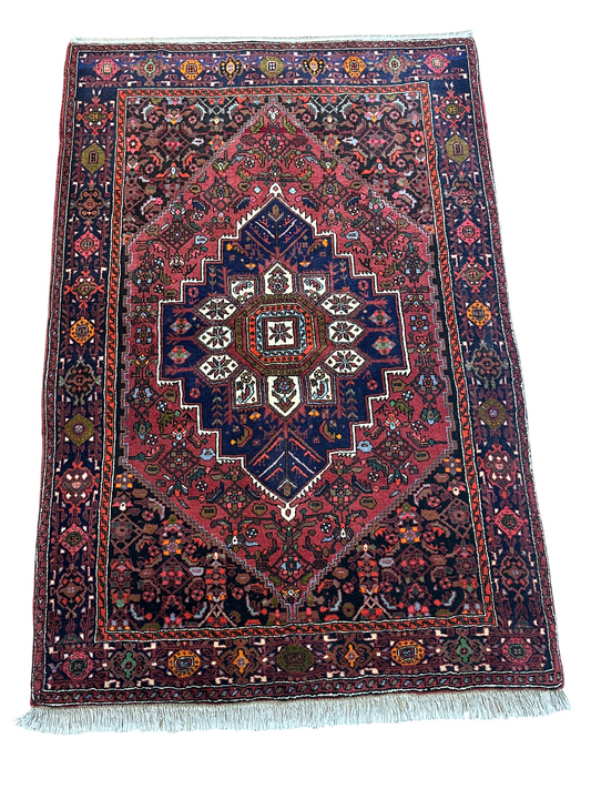 Orientteppich handgeknüpft Bidjar 150x100 cm