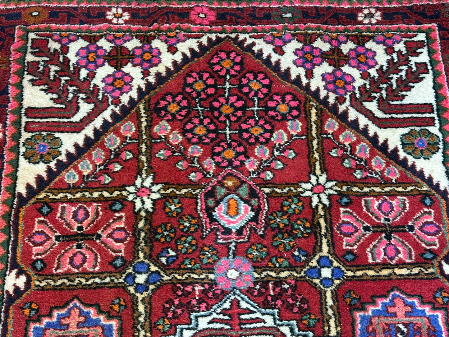 Orientteppich handgeknüpft Hamadan Brücke muster 160x104 cm