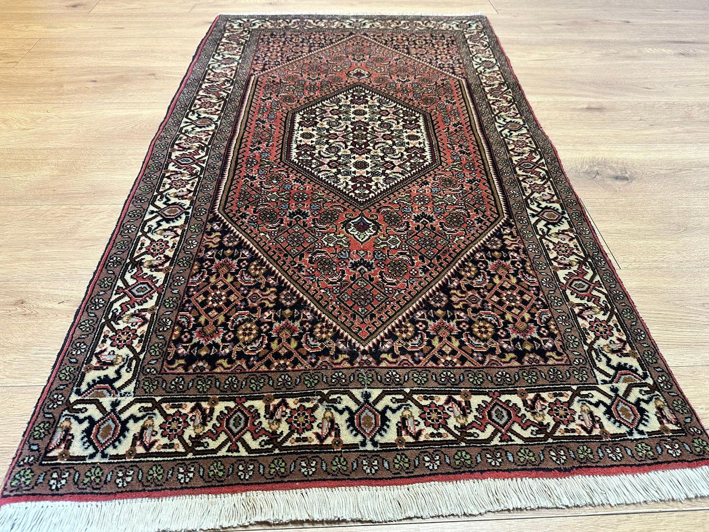 Orientteppich handgeknüpft Bidjar Zanjan 147x85 cm
