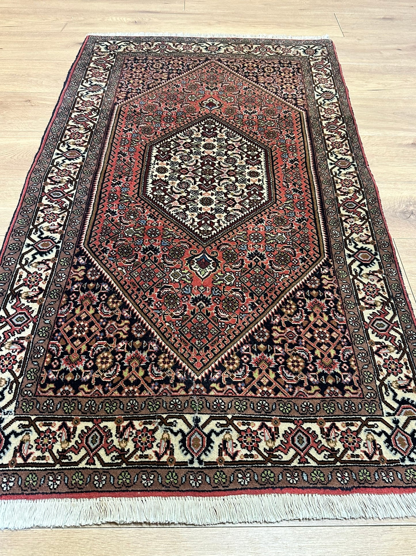 Orientteppich handgeknüpft Bidjar Zanjan 147x85 cm