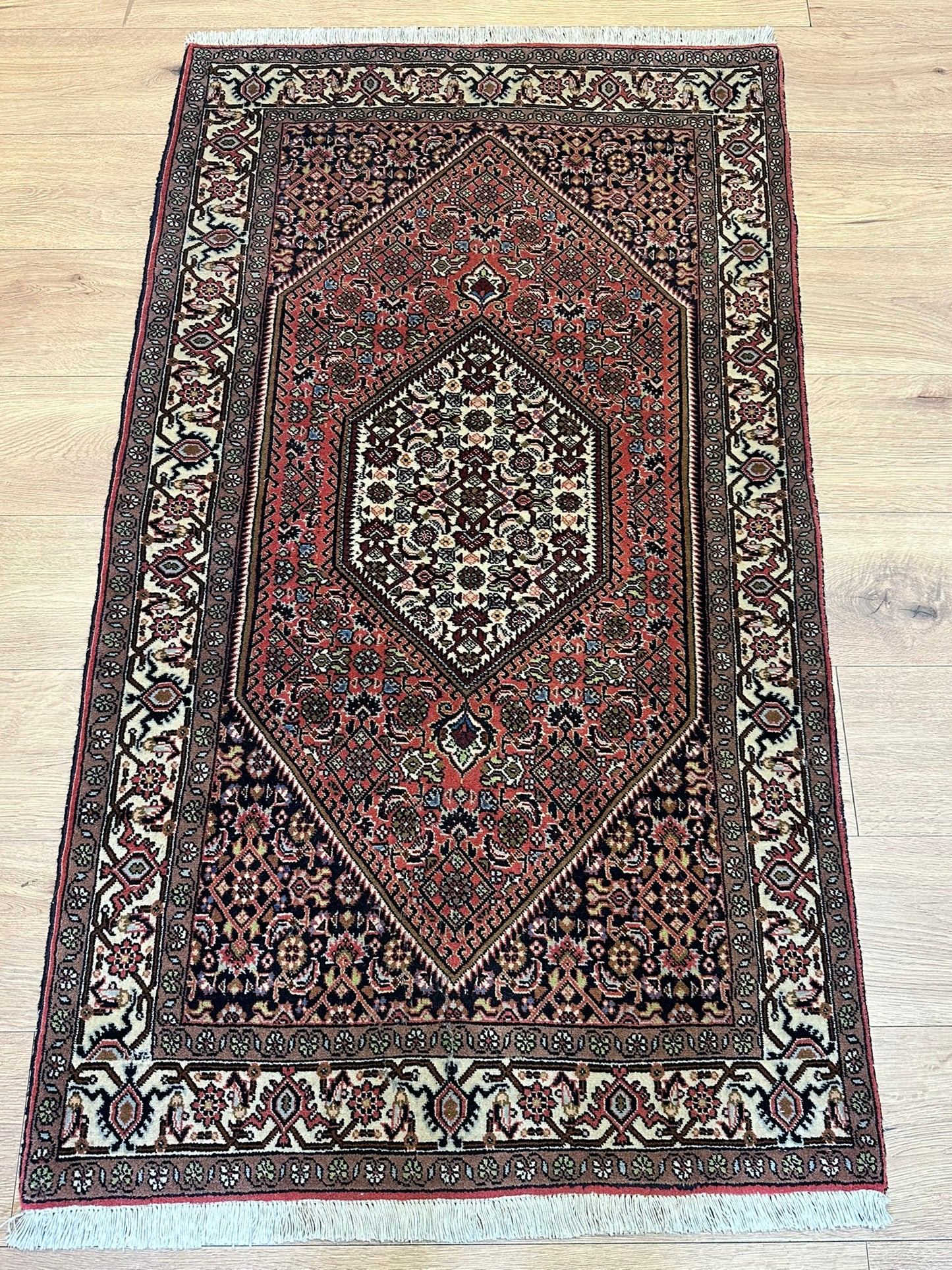 Orientteppich handgeknüpft Bidjar Zanjan 147x85 cm
