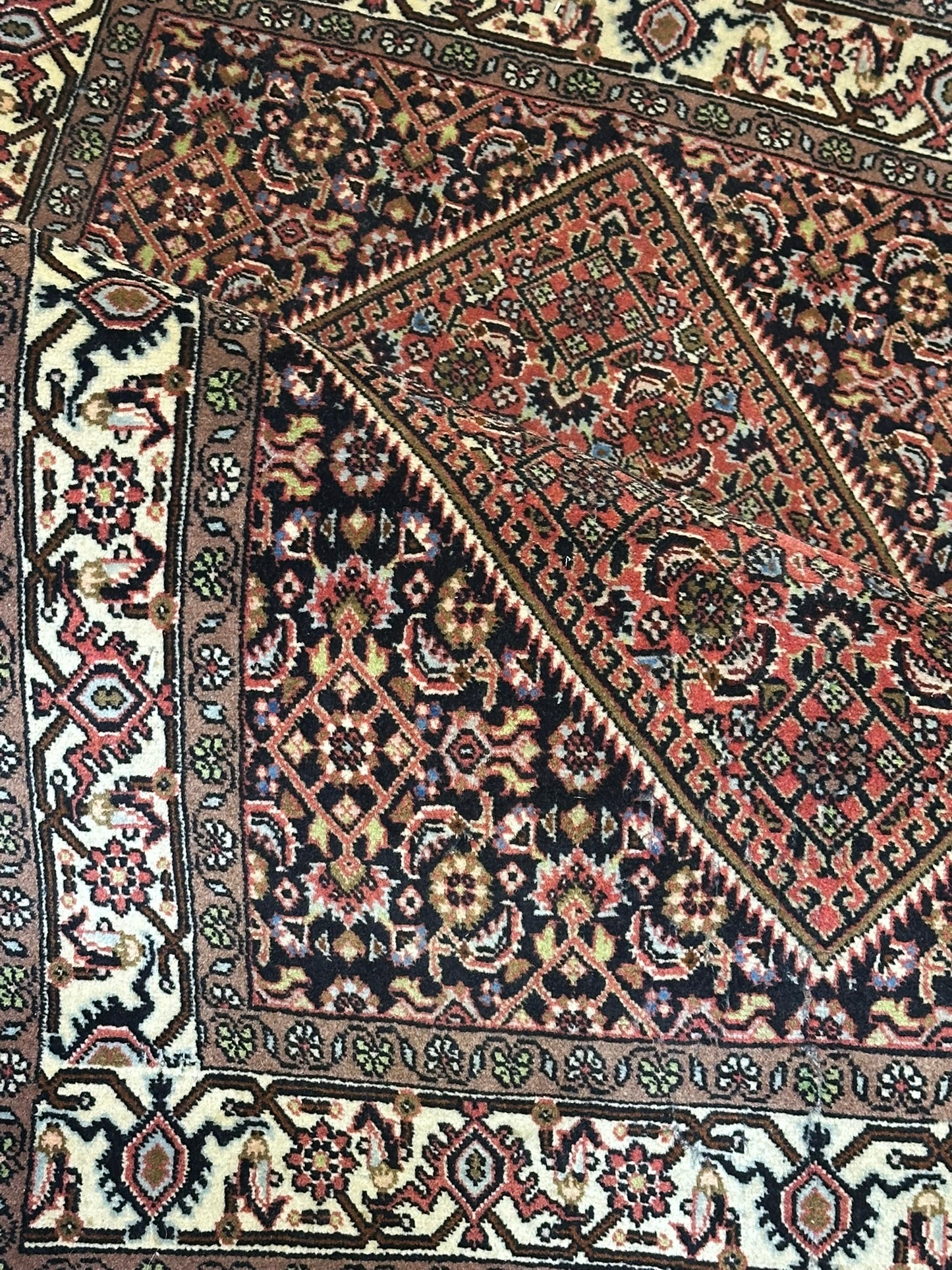 Orientteppich handgeknüpft Bidjar Zanjan 147x85 cm