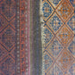 Antiker Orientteppich handgeknüpft Belutsch 197x115 cm