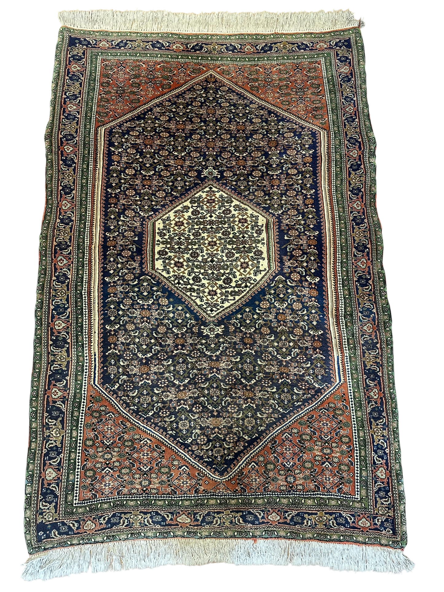 Orientteppich handgeknüpft Bidjar 175x116 cm
